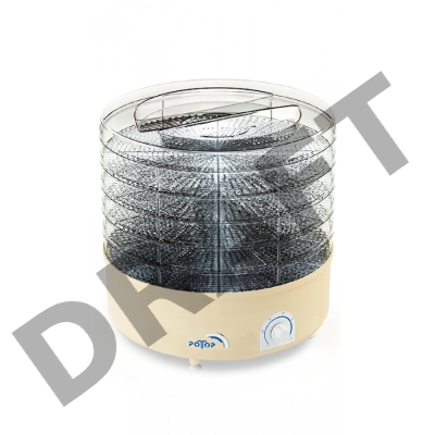 Сушилка для овощей и фруктов Ротор СШ-002-06,  5 ПРОЗРАЧНЫХ  поддонов, гофротара