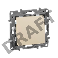 Переключатель 10А на винтах, сл. кость ETIKA 