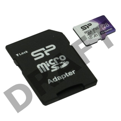 Флеш карта microSDHC Silicon Power Superior Pro A1 Micro Secure Digital XC Class 10 UHS-1 U3 SP128GBSTXDU3V20AB 128Gb
