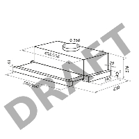 ВЫТЯЖКА встраиваемая MAUNFELD VS Fast 60 белый
