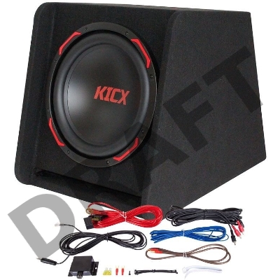 Сабвуфер автомобильный Kicx GT305BPA 350Вт активный (30см/12