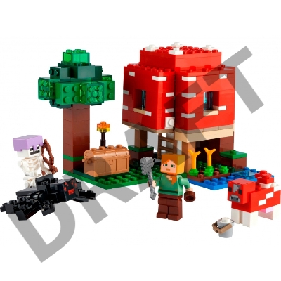 Конструктор Lego Minecraft Грибной дом (21179)