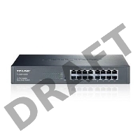 Сетевой коммутатор  TP-Link SMB TL-SG1016DE 16-Port Gigabit Easy Smart Switch, 16 10/100/100Mbps RJ45 ports, MTU/Port/Tag-based VLAN, QoS, IGMP Snooping