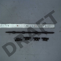 Вал выхода из печи в сборе Samsung ML-2160/2165/SCX-3400 (JC91-01070A)