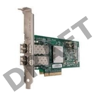 Контроллер Qlogic QLE2562-CK 8Gb 2-port FC HBA x8 PCIe LC multi-mode optic