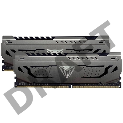 Оперативная память DDR 4 DIMM 8Gb PC25600, 3200Mhz, PATRIOT Viper Steel (PVS48G320C6K) (retail)