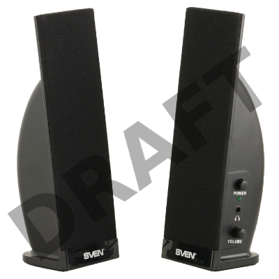 Колонки Sven 230 2.0 черный 4Вт