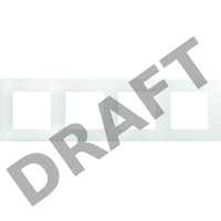 Рамка 4 поста, бел. ETIKA 