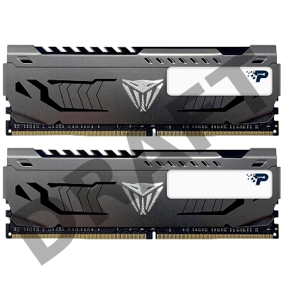 Модуль памяти Patriot UDIMM DDR4 16GB V Steel  3600MHZ CL17  DUAL KIT