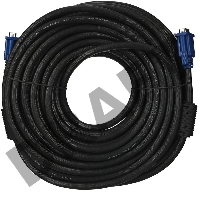 Кабель VCOM VVG6448-20M(C) Кабель монитор-SVGA card (15M-15M) 20м 2 фильтра    