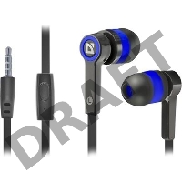 Гарнитура Defender Pulse-420 Black/blue 4-пин 3,5 мм jack, кабель-1,2м