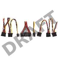 Блок питания Exegate EX244552RUS-S UN350, ATX, SC, 12cm fan, 24p+4p, 3*SATA, 2*IDE, FDD + кабель 220V с защитой от выдергивания