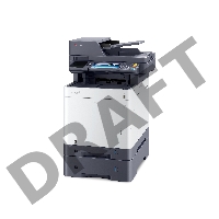 МФУ Kyocera Ecosys M6230cidn, принтер/сканер/копир A4, 30 стр/мин, 1200x1200 dpi, 1024 Мб, ADF100, дуплекс, подача: 350 лист., вывод: 250 лист., Post Script, Ethernet, USB, картридер, ЖК сенсорный экран, Kensington Lock, EnergyStar v3.0 (Старт.к-жи: черны