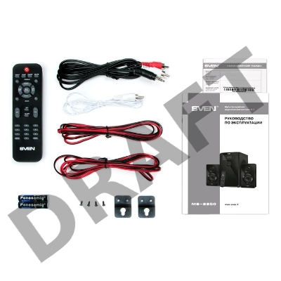 Акустическая система 2.1 SVEN MS-2250 / 80 Watt / ~230V 50Hz / Bluetooth / Black