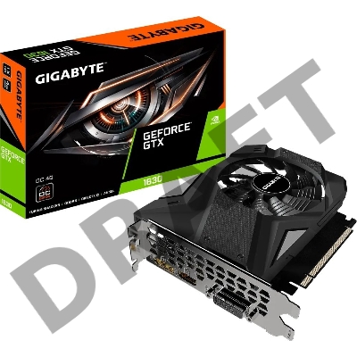 Видеокарта Gigabyte PCI-E GV-N1630OC-4GD NVIDIA GeForce GTX 1630 4096Mb 64 GDDR6 1815/12000 DVIx1 HDMIx1 DPx1 HDCP Ret