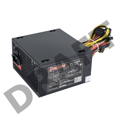 Блок питания Exegate EX259604RUS-S 650NPX, ATX, SC, black, 12cm fan, 24p+4p, 6/8p PCI-E, 3*SATA, 2*IDE, FDD + кабель 220V с защитой от выдергивания