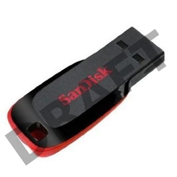 Флеш Диск Sandisk 32Gb Cruzer Blade SDCZ50-032G-B35 USB2.0 черный/красный