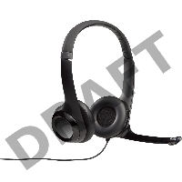 Гарнитура Logitech Headset Logitech H390 USB black (981-000803)