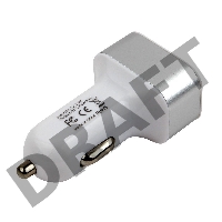 Адаптер питания Cablexpert MP3A-UC-CAR17, 12V->5V 3-USB, 2.1/2/1A