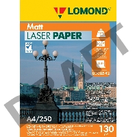 Фотобумага LOMOND Двухсторонняя Матовая, для лазерной печати, 130 г/м2, A4/250л.
