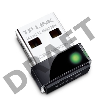 Сетевой адаптер TP-Link SOHO  TL-WN725N Беспроводной USB Нано адаптер 150 Мбит/с стандарта N c кнопкой QSS(Realtec)