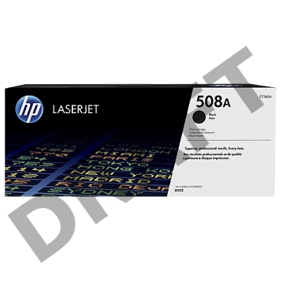 Тонер Картридж HP 508A CF360A черный для HP CLJ M552/M553 (6000стр.)