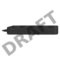 Удлинитель SVEN EX-I5 черный 1,8 м (вх.вилка IEC-320 (C14), вых. розетки 5× СЕЕ 7/4) Extender SVEN EX-I5 black 1,8 m (5 outlets), C14