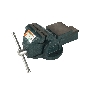 Тиски слесарные Sturm! 1075-04-100 100мм, УСИЛЕННЫЕ С НАКОВАЛЬНЕЙ