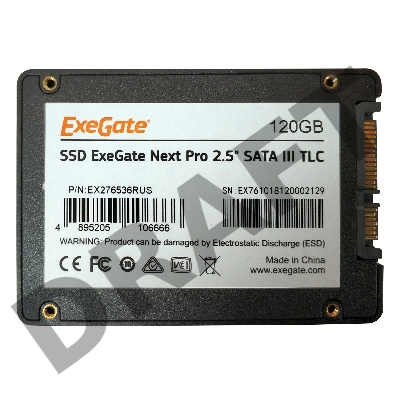 Накопитель SSD ExeGate EX276536RUS UV500NextPro 2.5