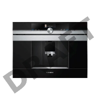 Кофемашина встр Siemens CT636LES1 1600Вт черный/серебристый