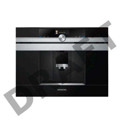 Кофемашина встр Siemens CT636LES1 1600Вт черный/серебристый