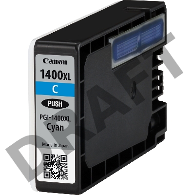 Картридж струйный CANON PGI-1400XL C Cyan голубой, 900 стр., для MAXIFY МВ2040/МВ2340