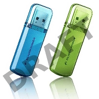 Флеш Диск Silicon Power 8Gb Helios 101 SP008GBUF2101V1N USB2.0 зеленый