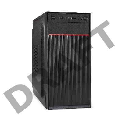 Корпус Minitower ExeGate BAA-113-AAA450 (mATX, БП AAA450 с вент. 8см, 2*USB, аудио, черный)
