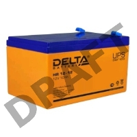 Батарея Delta HR 12-12 (12V, 12Ah)