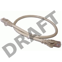 Кабель Patch cord Lanmaster LAN6-45-45-1.5-GY 1.5м UTP Cat 6 Grey
