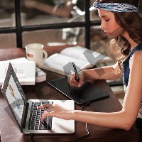 Планшет для рисования Huion Inspiroy H950P USB черный