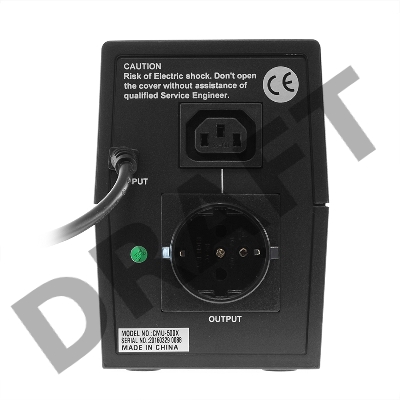 Источник бесперебойного питания Crown CMU-500X (480 ВА / 240 Вт; Off-Line; 1 х Euro + 1 х IEC-320 резервным питанием и фильтрацией; 12V/4,5AH х 1; пластик)