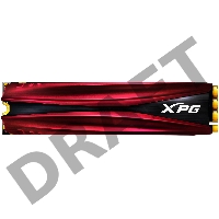 Накопитель SSD M.2 ADATA 256Gb XPG S11 Pro <AGAMMIXS11P-256GT-C> (PCI-E 3.0 x4, up to 3500/1200Mbs, 290000 IOPs, 3D TLC, NVMe 1.3, 22x80mm, радиатор)