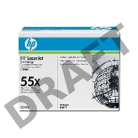 Тонер-картридж HP CE255X черный для LaserJet P3015/P3015d/P3015dn/P3015x 12500 стр.