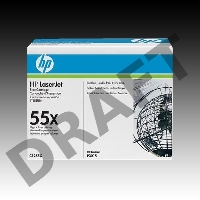 Тонер-картридж HP CE255X черный для LaserJet P3015/P3015d/P3015dn/P3015x 12500 стр.