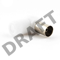 Разьем Cablexpert TVPL-10, TV (мама) 90 градусов, блистер