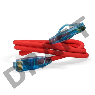 Патч-корд Hyperline PC-LPM-UTP-RJ45-RJ45-C6-2M-LSZH-RD U/UTP, Cat.6, LSZH, 2 м, красный