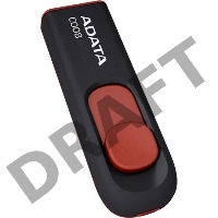 Флеш Диск ADATA Flash Drive 32Gb С008 AC008-32G-RKD {USB2.0, Black-Red}