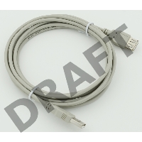 Кабель USB 2.0 Am-Af удлинитель 3м