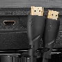 Кабель Greenconnect 15.0m HDMI версия 2.0, HDR Ultra HD 4K60 Hz/ 5K30Hz, 3D, Ethernet 18.0 Гбит/с, OD8.0mm, 28/26 AWG, черный, GCR-HM312-15.0m