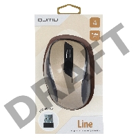Мышь Qumo Office Line Bronze M64 [24361] {6 кноп., беспр. 2.4G, 800/1200/1600 dpi}