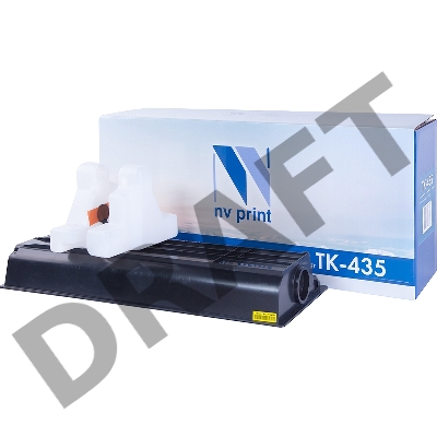 Тонер-картридж NV Print NV-TK435 (тип TK-435), черный, 15000 стр. (туба 870 г), для Kyocera TASKalfa 180/181/220/221