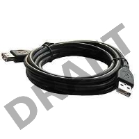 Кабель Gembird PRO CCF-USB2-AMAF-6 USB 2.0 кабель удлинительный 1.8м AM/AF  позол.конт., фер.кол.,  пакет 