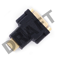 Переходник Gembird Переходник HDMI-DVI  , 19M/25F, золотые разъемы, пакет(A-HDMI-DVI-3)
